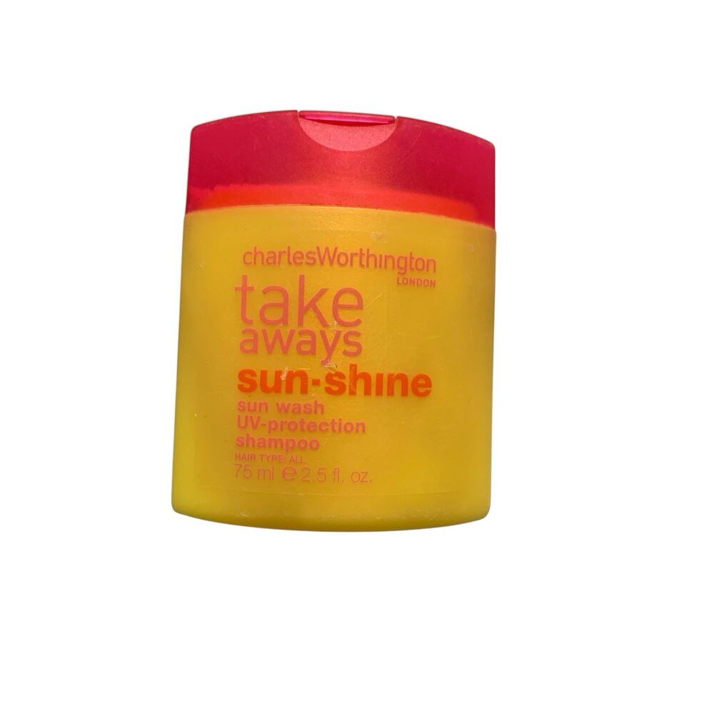 Vtg Charles Worthington London Take Aways Sun Shine Wash Shampoo 2.5 Oz